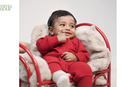 Newborn winter clothes India - organic cotton sleepsuit and onesie layers for 0-6 month baby