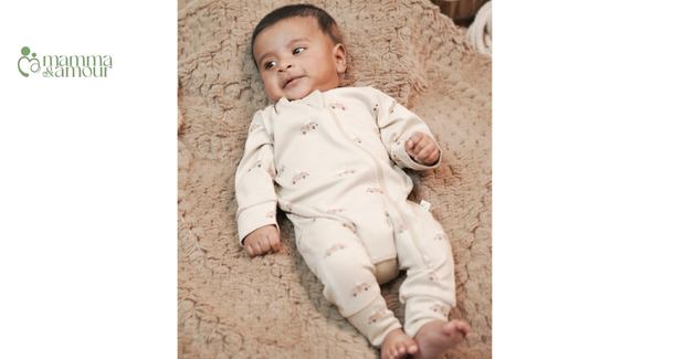 folded organic cotton baby clothes stored neatly to last longer