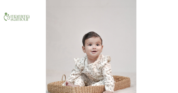 Mamma & Amour organic cotton baby outfit, ideal baby shower gift India
