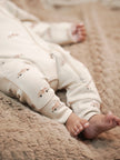 Car Printed Organic Cotton Sleepsuit