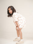 Lion Print Oversized T-Shirt And Shorts Set