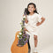Rose Floral Dress With Ruffles