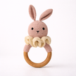 Signature Rabbit Sensory Rattle | Handcrafted Crochet Baby Toy