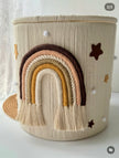 Handwoven Nursery Storage Box with Lid