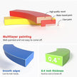 Wooden Rainbow Puzzle Learning Toy-Intelligence Brain Teaser Puzzle with 40 Puzzle Pieces and 30 Designs.